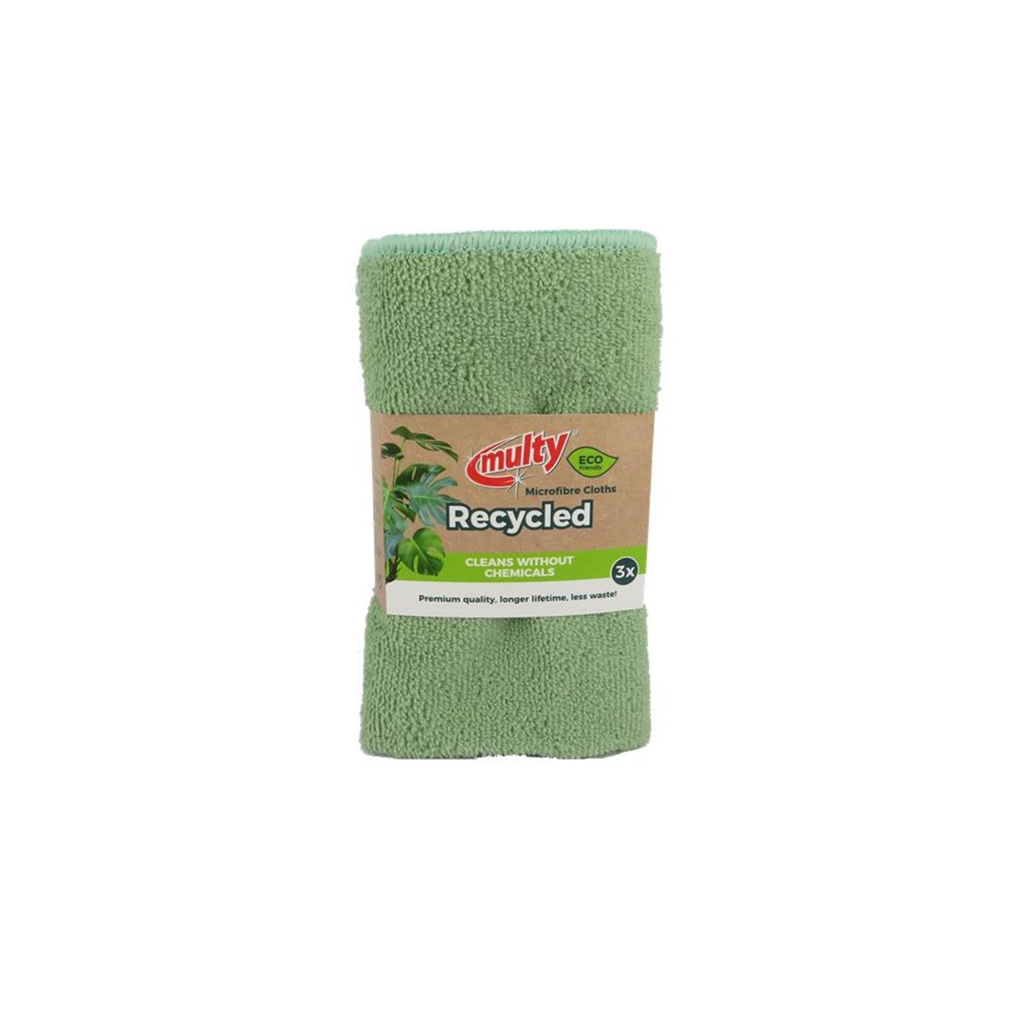 Múltiples telas de microfibra recicladas 3 piezas ecológicas