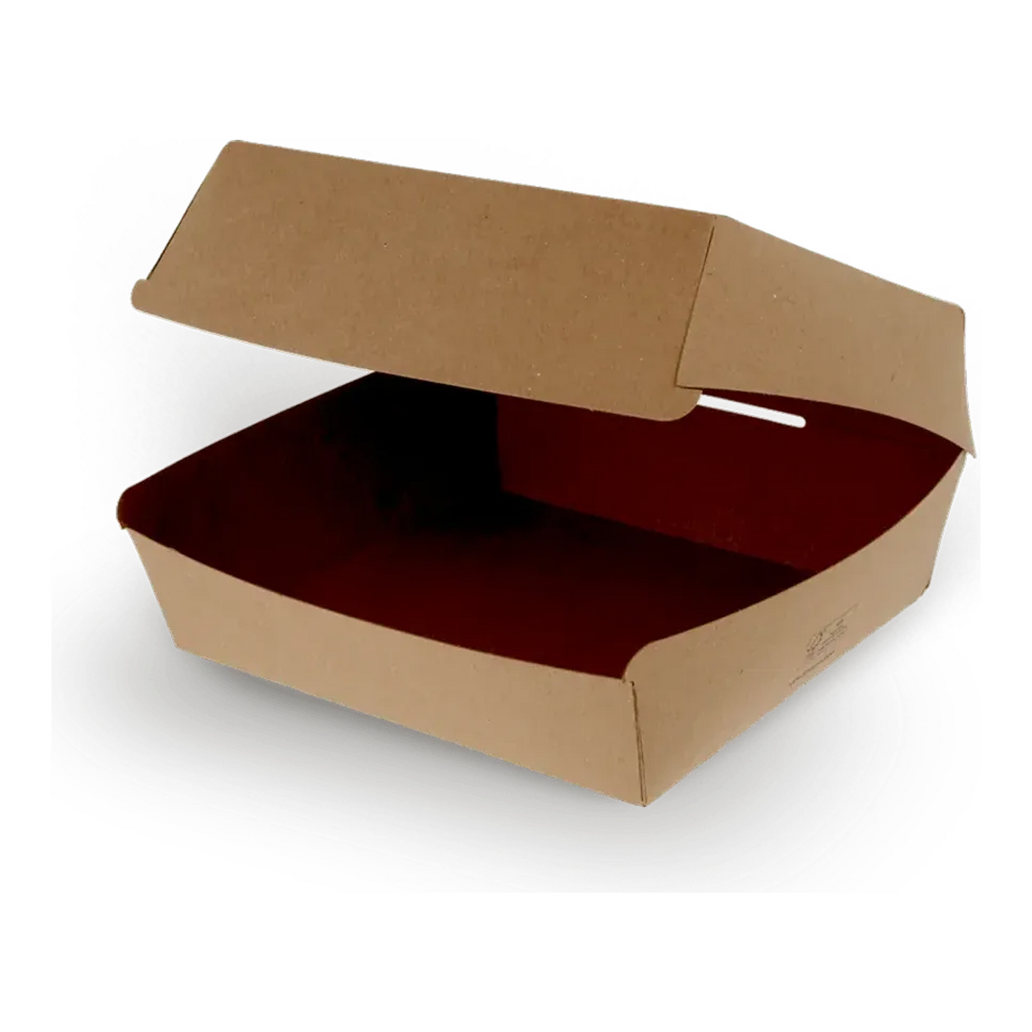 Contenitore per hamburger extra large fsc kraft (50 pezzi)