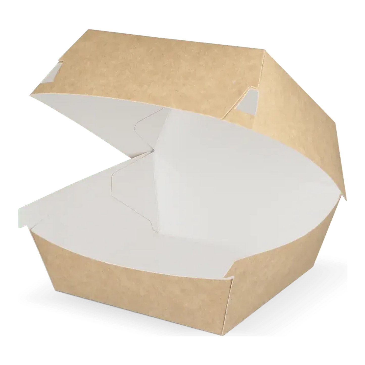Contenitore per hamburger Takeaware medio kraft bianco (400 pezzi)