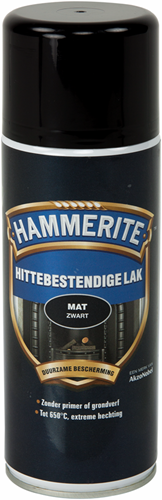 Lacca resistente al calore Hammerite | opaco | nero | spray - 5093640