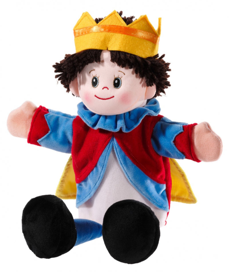 Heunec burattino a mano poupetta re (30 cm)