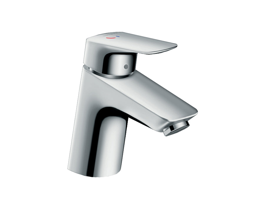 Hansgrohe Washbasin Mezcla Logis de toque Manijas individuales 70 Coolstart con desechos migratorios