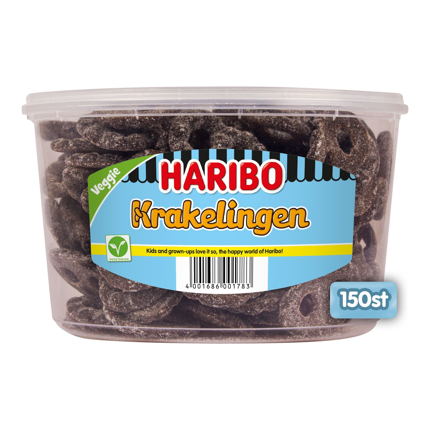 Brezel Haribo alla liquirizia (150 pezzi)