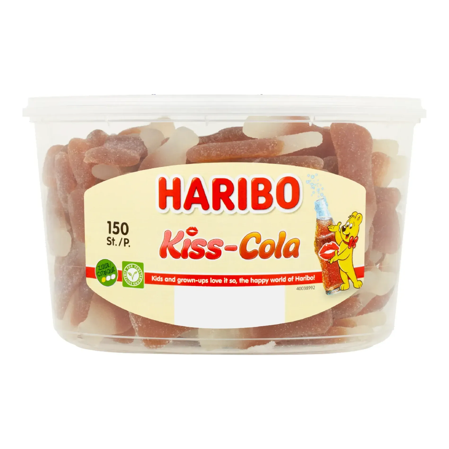 Haribo super cola endulzada (150 piezas)