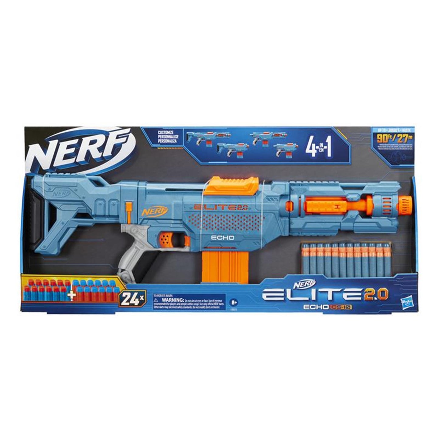 Nerf hasbro elite 2.0 eco cs 10