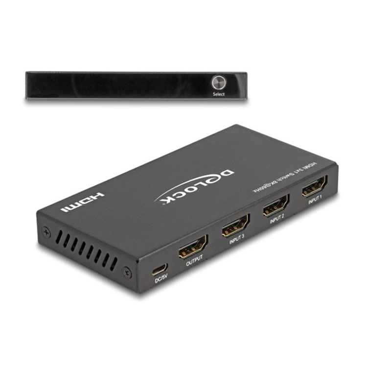 DELOCK HDMI Switch 3x HDMI in 1x 8K 60 Hz