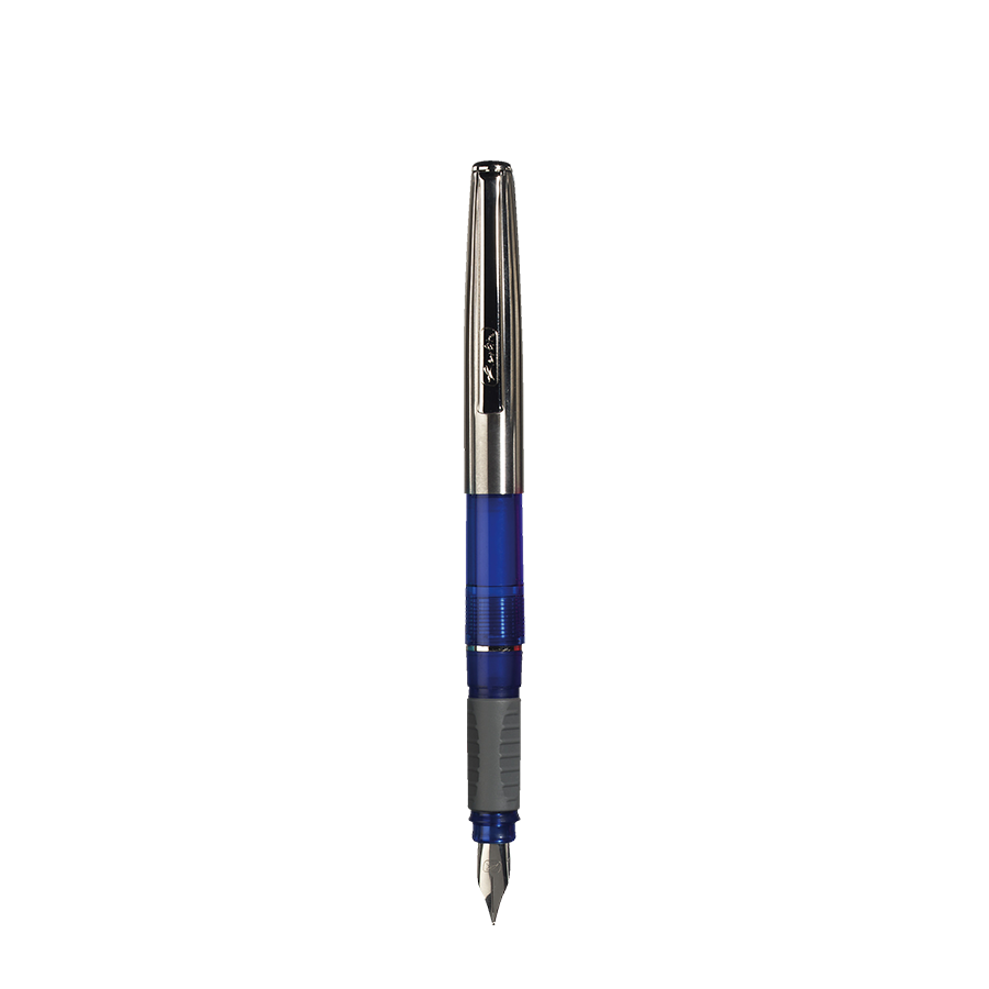Pluma estilográfica escolar Herlitz tornado classic azul