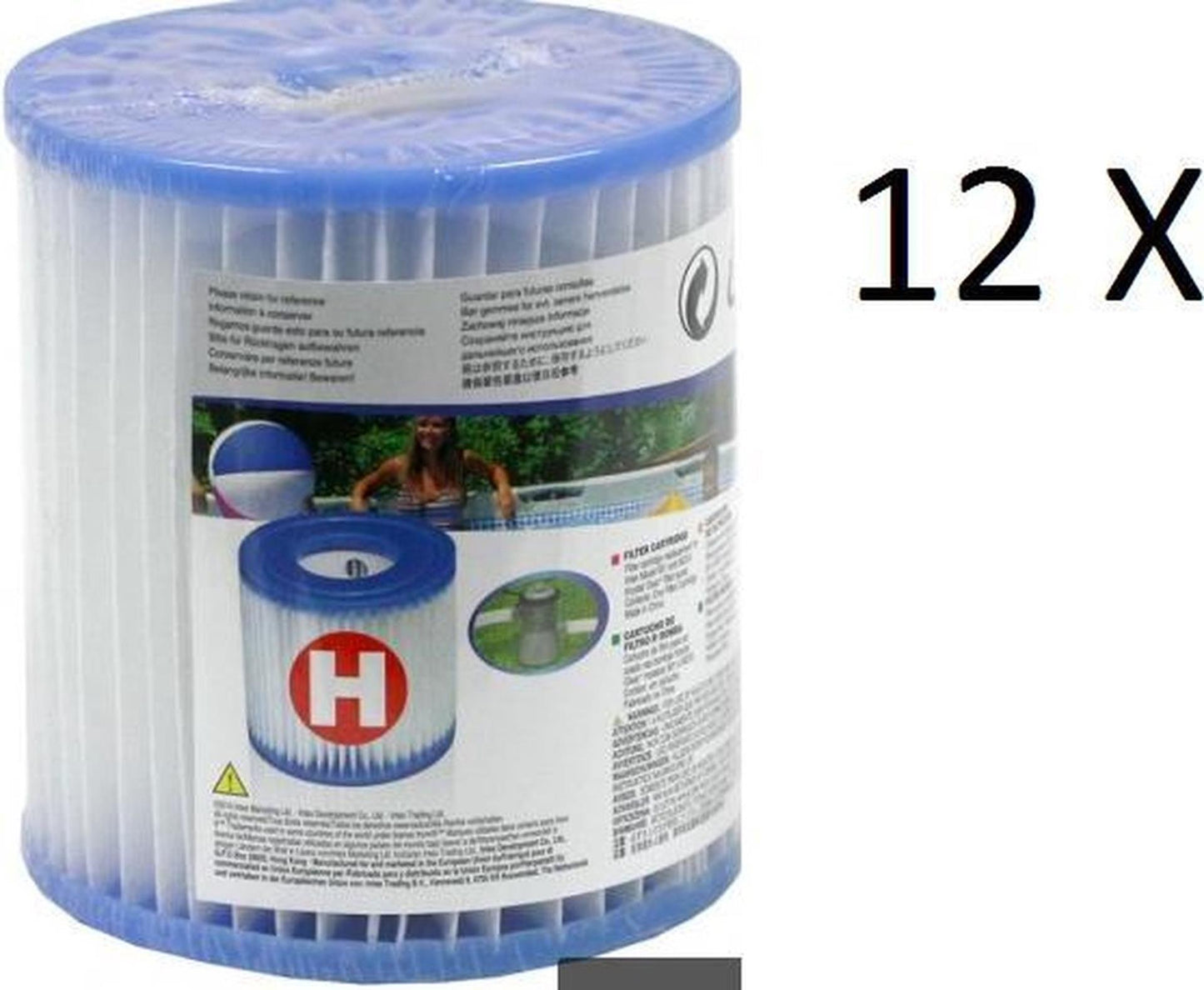 Cartuccia filtrante Intex h da 12 pezzi