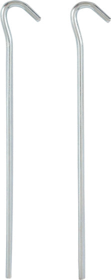 Highlander Tent Pegs 18 cm acciaio 10 pezzi d'argento