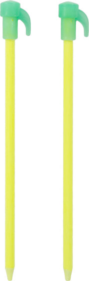 Highlander Tent Belling fluorescente de 20 cm de plástico 6 piezas amarillo