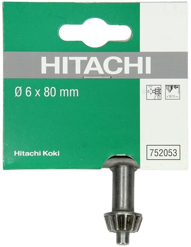 Hikoki accesorios llave portabrocas 6x80mm - 752053