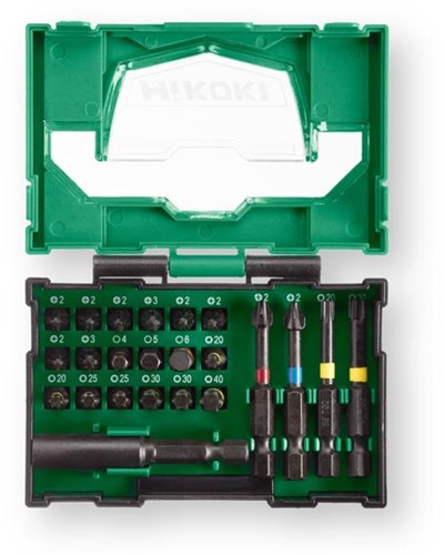 Set di punte di potenza accessori Hikoki | 23 pezzi | casella i-40030021