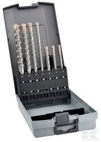 Hikoki accessori sds-plus hm set di martelli perforatori a 4 punte 7 pezzi in cassetta 783391