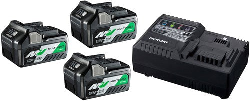Hikoki uc18ysl3wa3 paquete de refuerzo a3, uc18ysl3 + 3 x bsl36a18 li-ion - uc18ysl3wa3