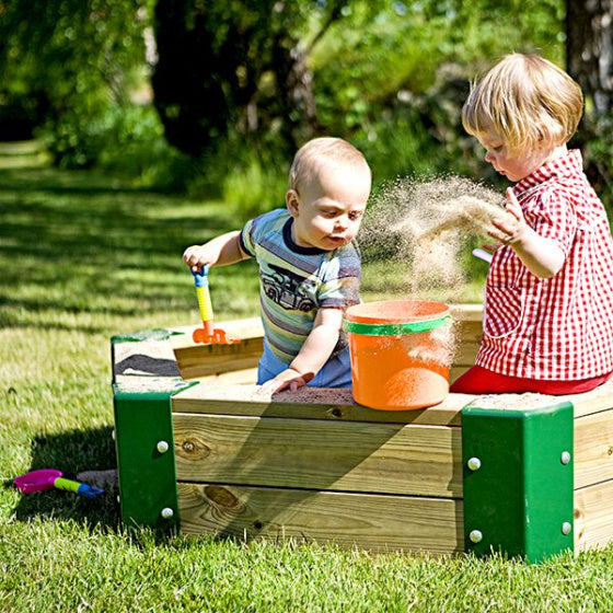 sandbox 210 x 120 x 25 cm legno naturale