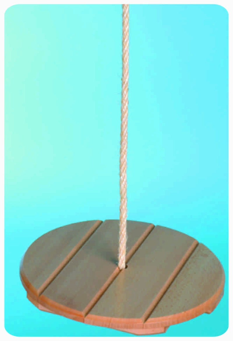 Altalena tonda in legno NHF (2m sisal)