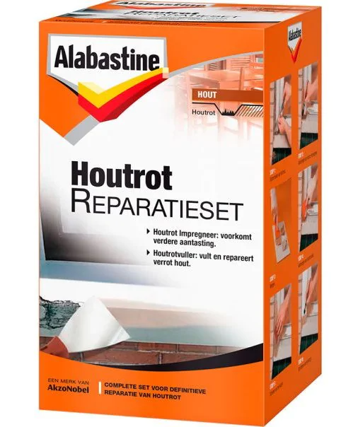 Set reparador de podredumbre de madera de Alabastino 500gr - 5096024