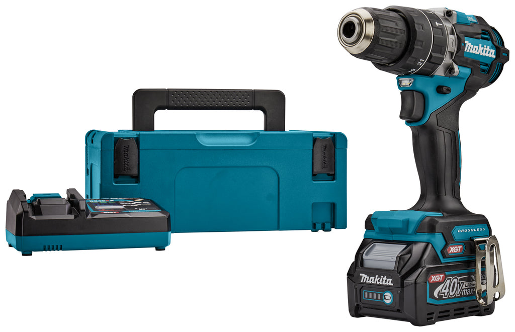 Makita hp002ga101 | taladro de impacto inalámbrico | 40v máximo | 2.0ah | iones de litio en mbox - hp002ga101