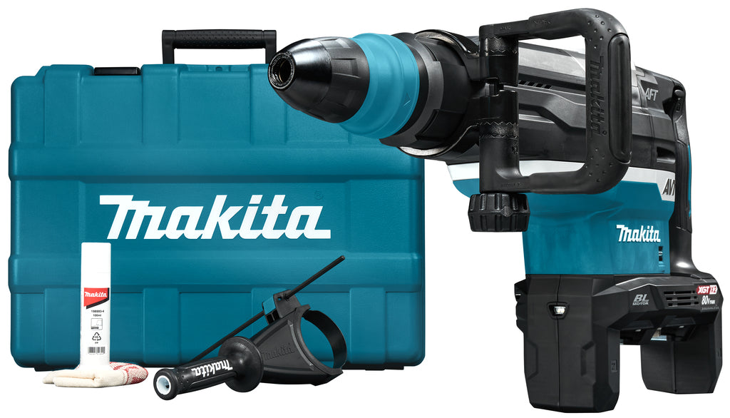 Makita hr006gz | martillo combinado | sds-max | 21,4 años | 2x 40v | cuerpo | sin cargadores de baterias - hr006gz