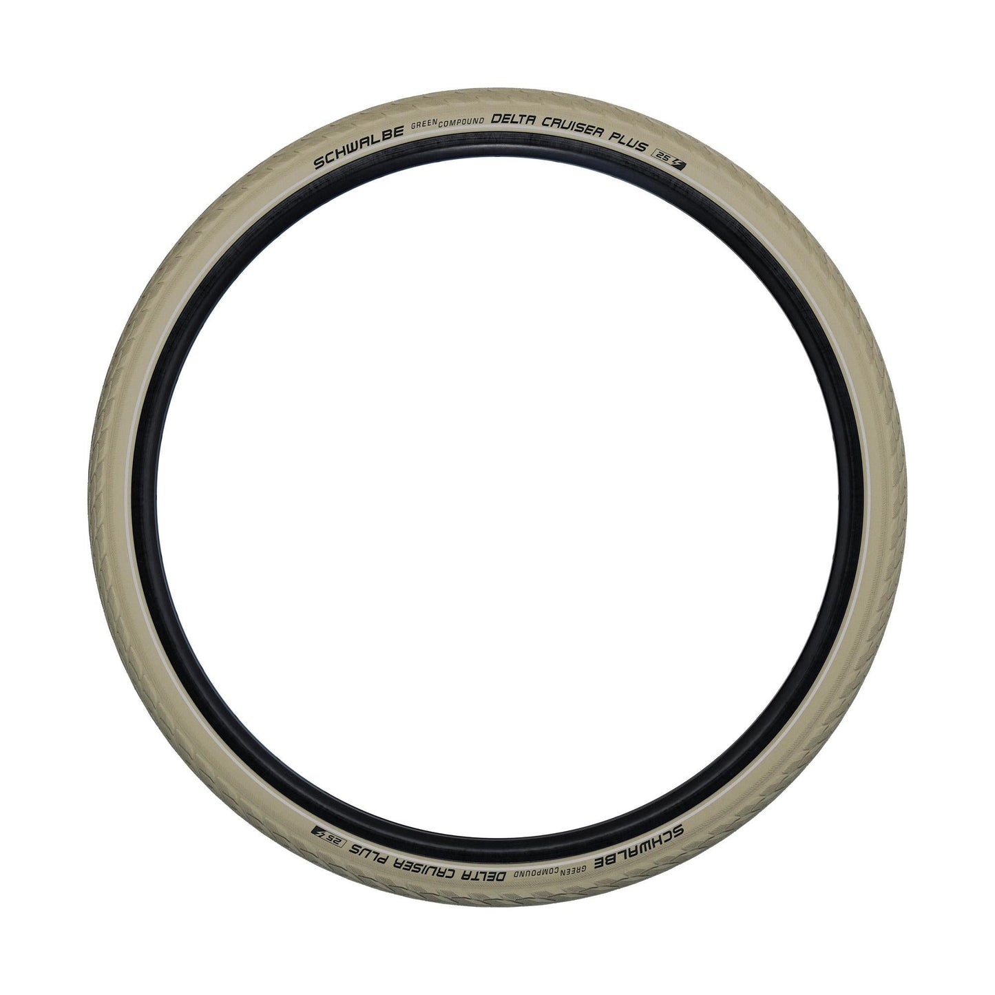 Schwalbe Tire 28x1 1 2 40-635 Delta Cruiser Plus Creme Reflex
