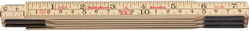 Metro plegable Hultafors 61 1m - 6 piezas - hu100704 - hu100704
