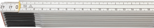 Hultafors duimstok p600 3m | wit - hu106729