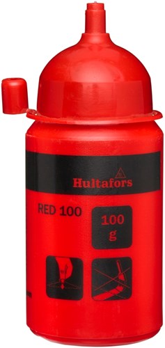 Línea de batalla Hultafors tiza roja - 100 gramos - hu652423 hu652423