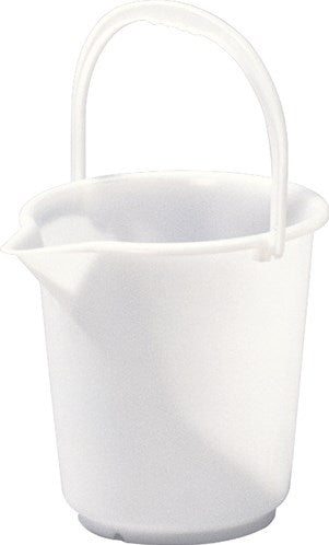 Hünersdorff hunersdorff bucket | 10.5 l high-pressure polyethylene natural | plastic bracket | d. 286mm | height 283 mm | 1 piece - 941100 941100