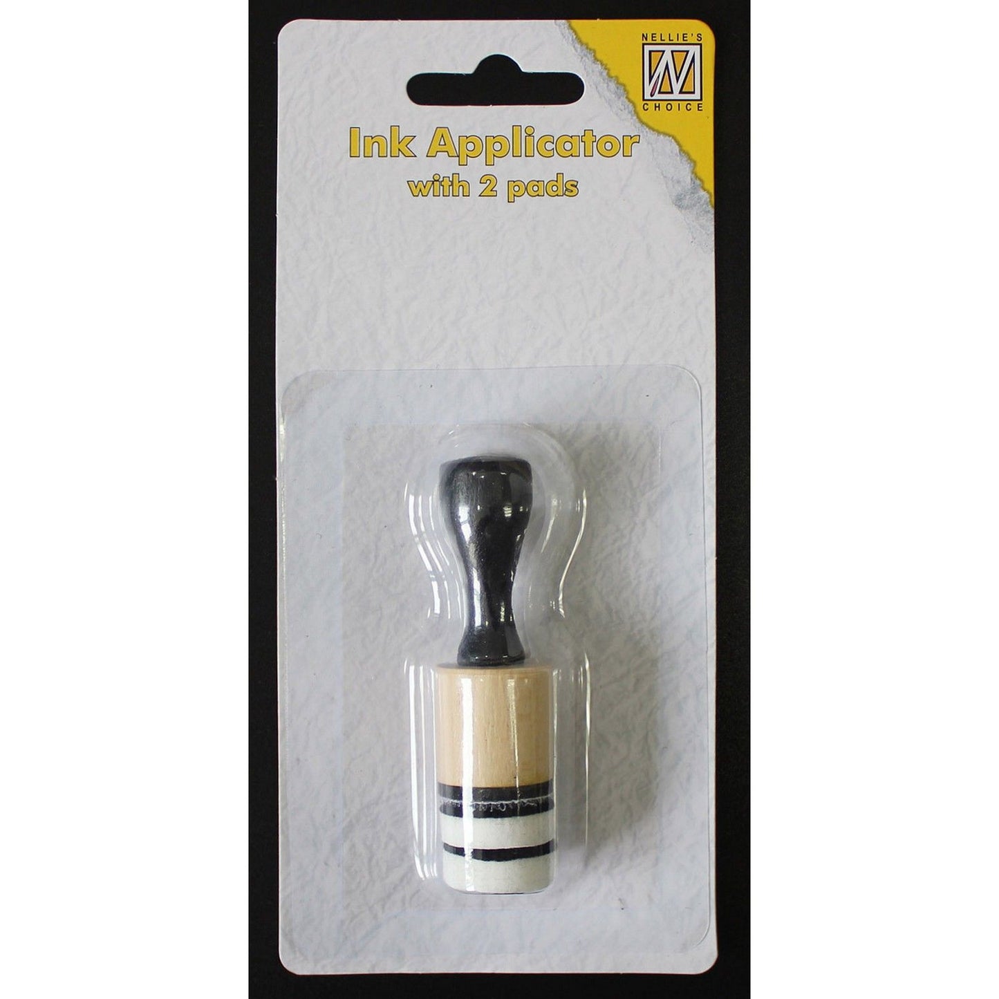 La scelta di Nellie • applicatore di inchiostro rotondo piccolo con 2 tamponi, per gesso
