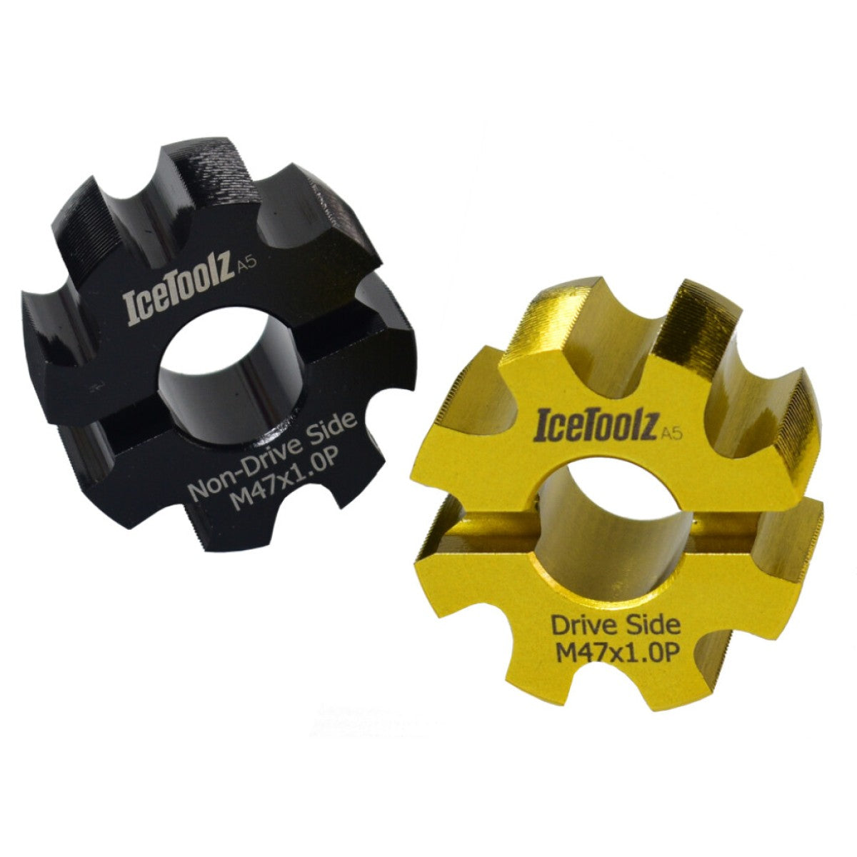 Set di rubinetti per movimento centrale Icetoolz t47 bb m47 x 1.0, e173d