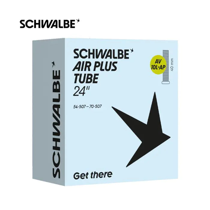 Cámara de aire Schwalbe av10l air plus 24 pulgadas 54 70-507 av 40mm