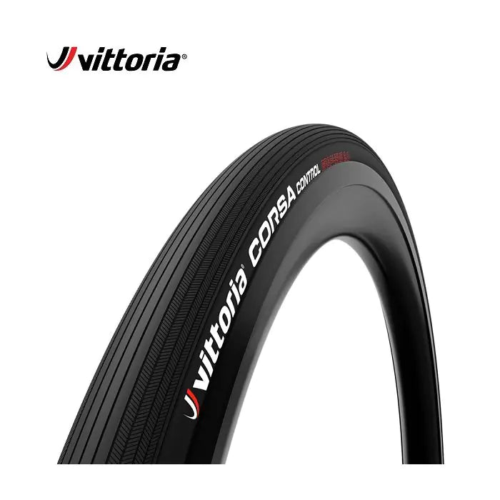 Vittoria 25-622 corsa control con grafeno g+ plegado completo en negro