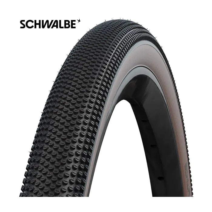 Banda plegable Schwalbe G-One AllRround RaceGuard 28 x 1.35 35-622 mm-Bronze Sidewall