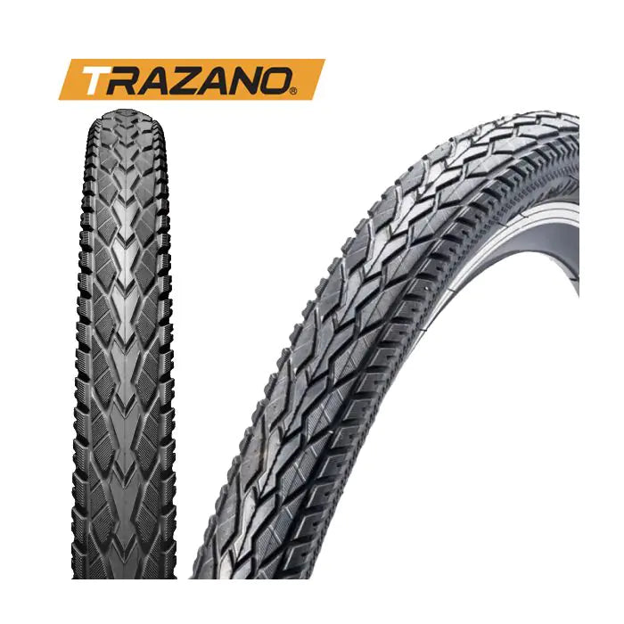 Riflessione del pneumatico trazano 28 x 1 5 8 x 1 3 8 (37-622) nero