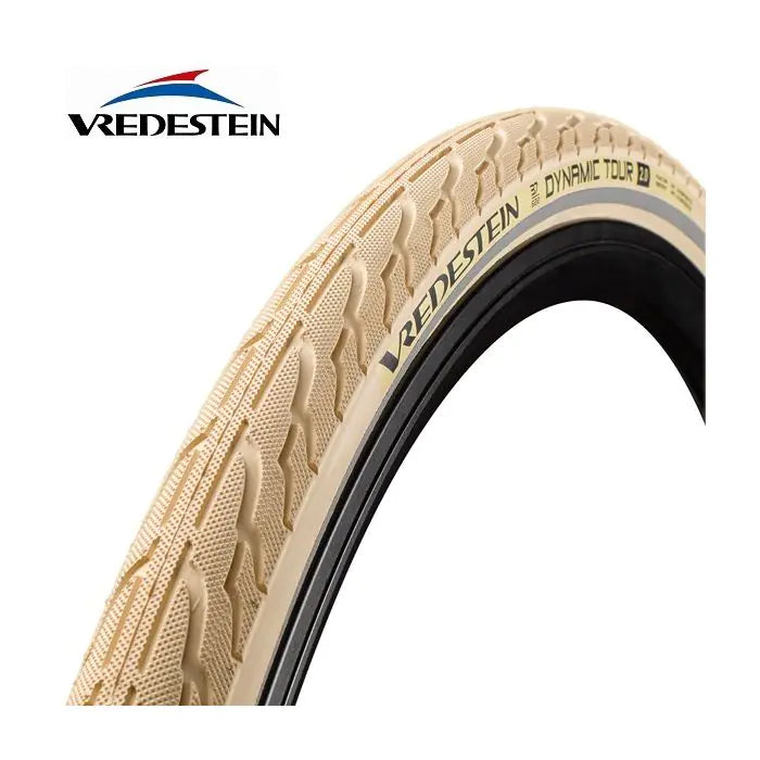 Vredestein Tire Dynamic Tour 28 x 1 5 8 x 1 3 8 Creme Reflit