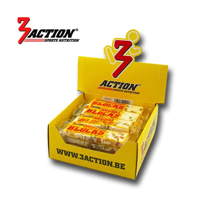 Bloques de turrón 3action 40 gramos - caja expositora 20 piezas - 1202030006