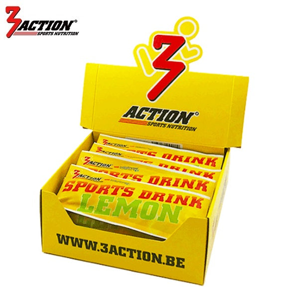3action sport drink limone bustine 30 grammi - espositore 25 pezzi - 1202000001