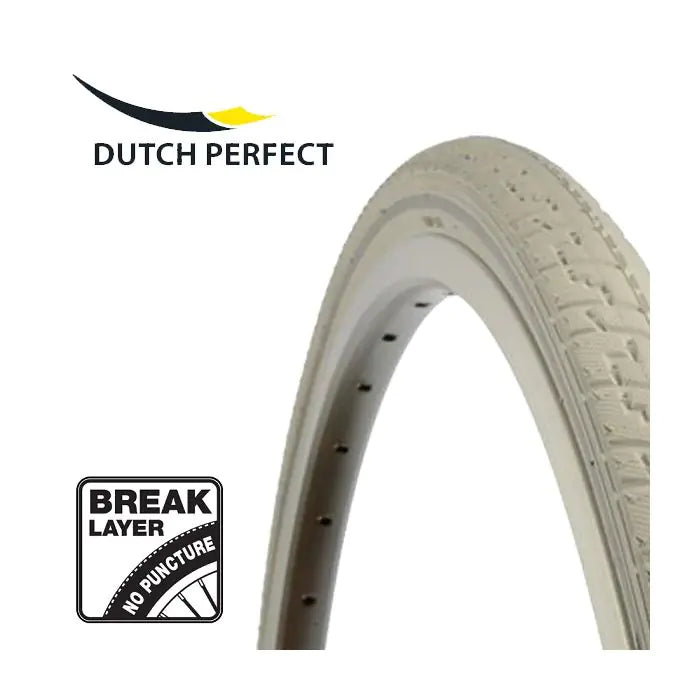 Tubo holandés Perfecto 28 x 1.40 40-6222 mm White anti-lok con reflejo