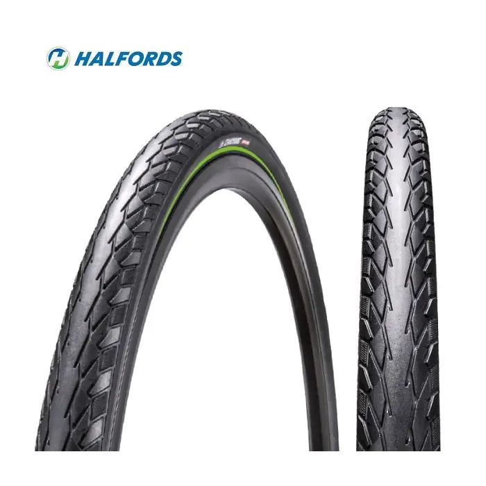 Halfords 28x1 1 2 (40-635) hilo reflex negro antipinchazos 311033