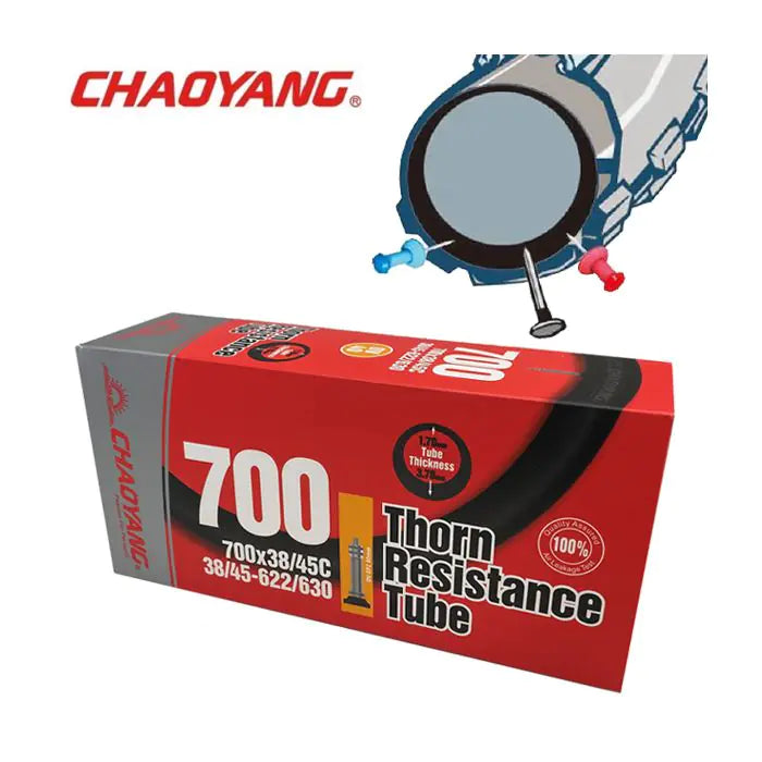 Chaoyang 28x1,50 1,75 (40 47-622) antiforatura 3,7 mm (resistenza alla spina) dv 40 mm y122618+3