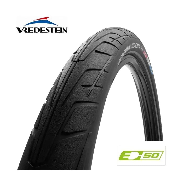 Vredestein Tire Icona 28 x 2.0 Black Reflit