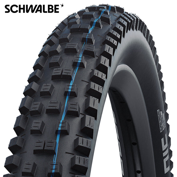 Banda plegable Schwalbe Nic Nic Super Ground 27.5 x 2.40 62-584 mm - Negro