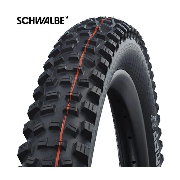 Banda plegable Schwalbe Hans DAMPF Super Gravity 27.5 x 2.60 65-584 mm - Negro