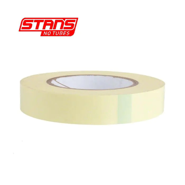 Stans notubes rim tape nastro giallo largo 27 mm rotolo da officina 54 metri (60yd) as0073