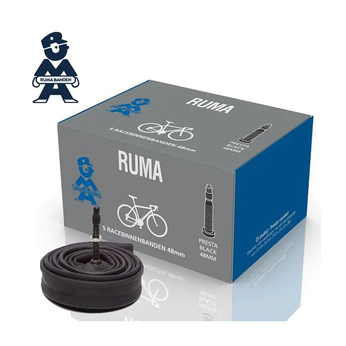 Cámara de aire racing Ruma 23 28-622 fv negra 48 mm (caja 5 piezas)