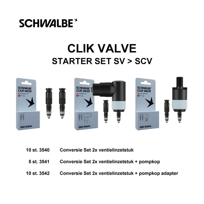 Schwalbe clik válvula de inicio SV SV