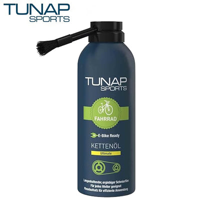 Aceite para cadenas Tunap sports e-bike ultimate con cepillo aplicador 125 ml (paquete = 12 uds)