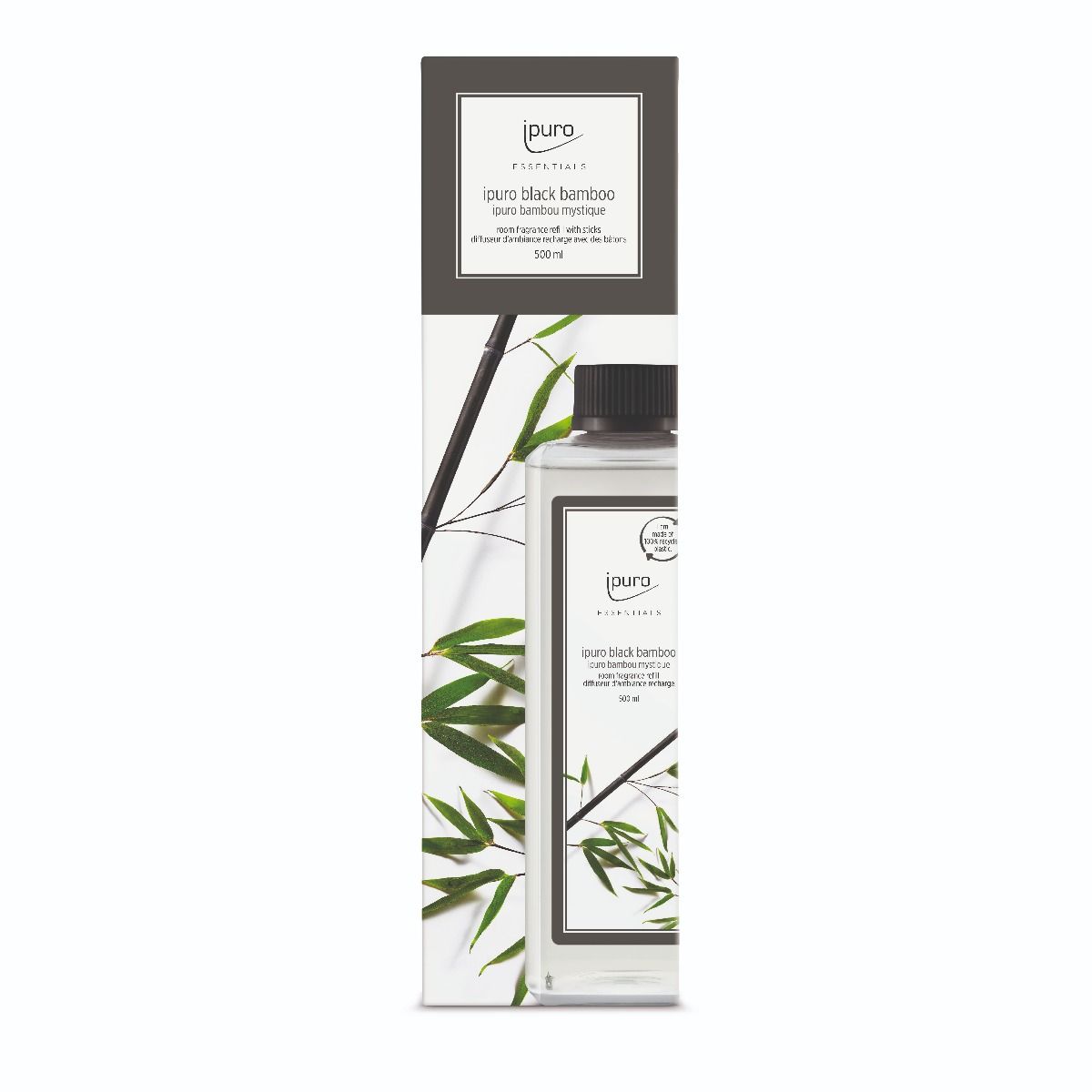 IPuro ipuro geurdiffuser recarga de bambú negro 500ml