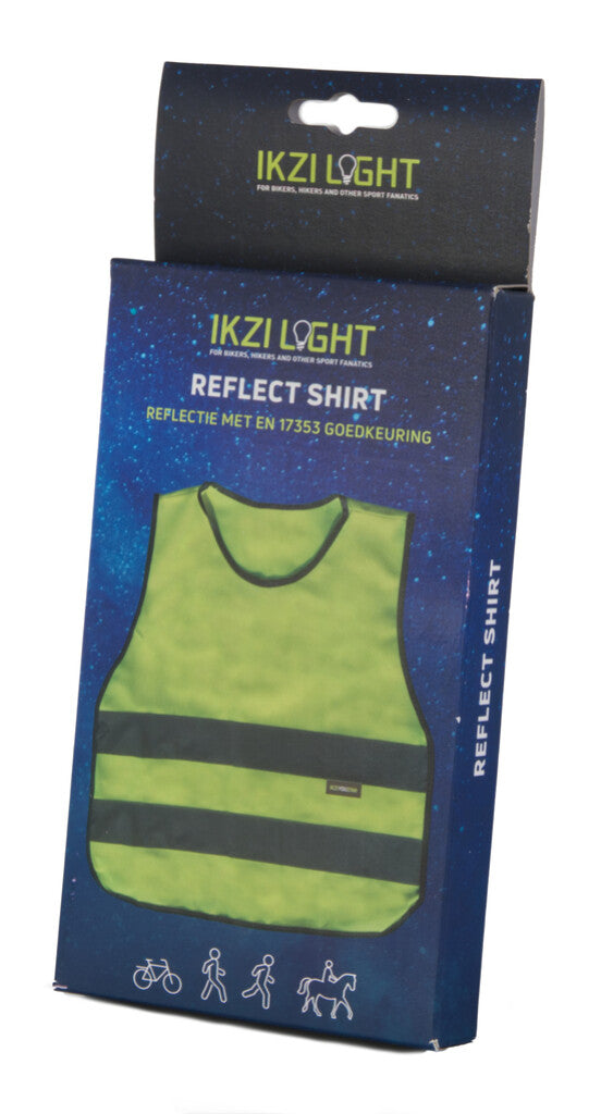 Ikzi-Light Reflect Shirt Xs Geel Safety Giust Kids