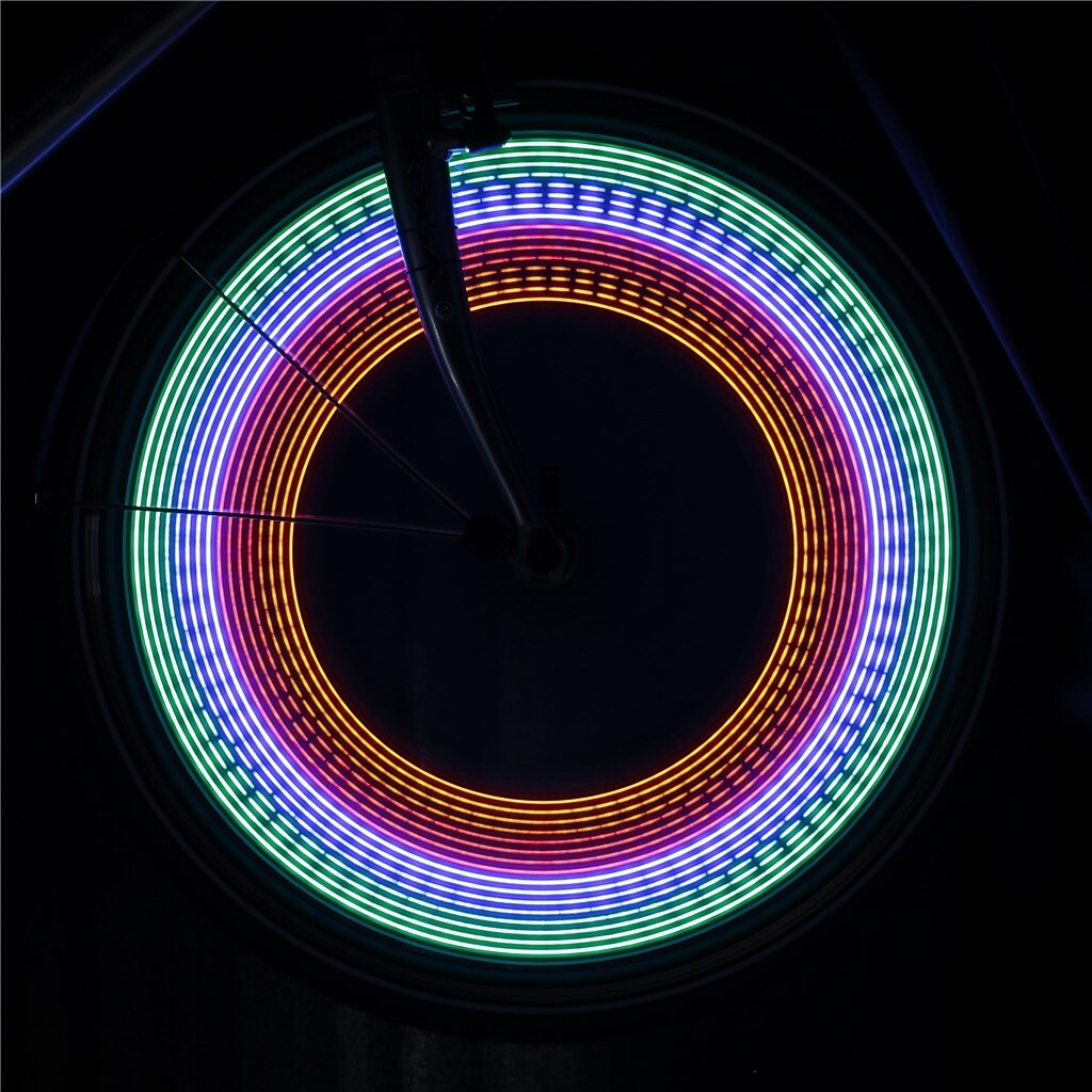 Luce ruota Ikzi a raggi 16-Led